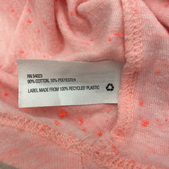 GIRLS GAP KIDS CORAL HIGH/LOW TANK TOP - Picture 4 of 5